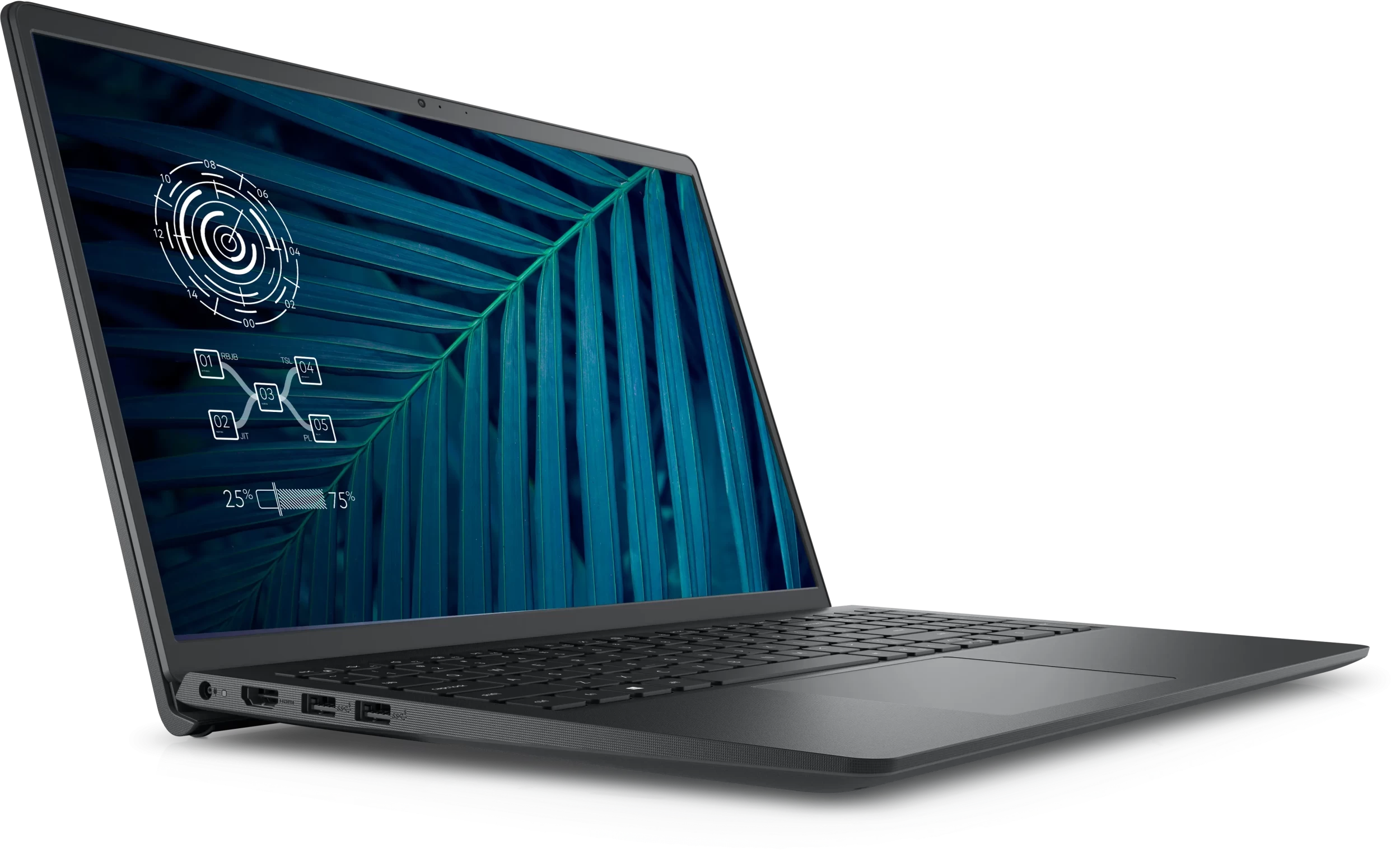 Dell Vostro 3510 Laptop, Intel Core i5-1135G7, 256 SSD, 4GB RAM, GeForce MX350 2GB,15.6 Inch,Ubuntu,Carbon Black