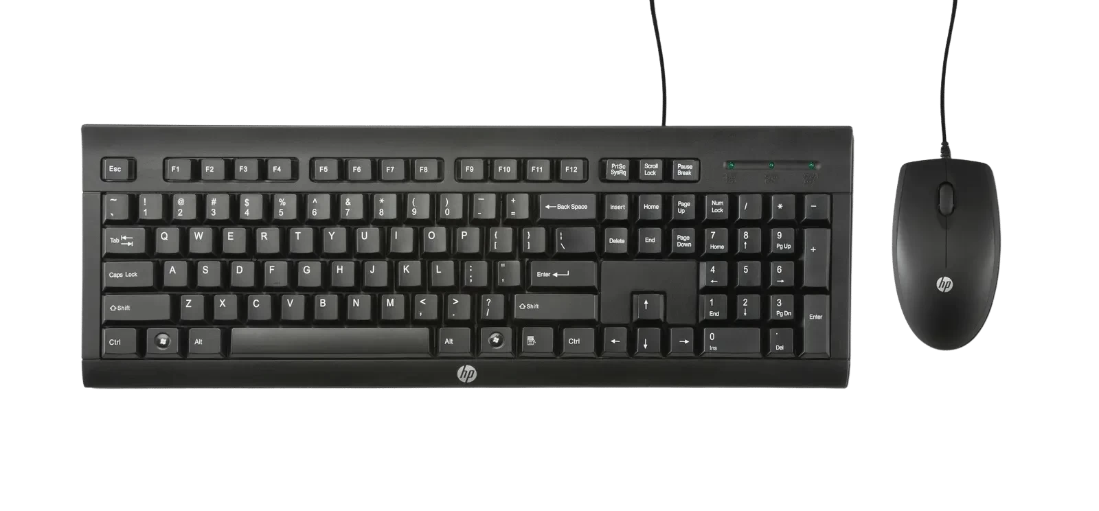 أتش بى لوحة مفاتيح وماوس أسود Combo C2500 - (H3C53AA)